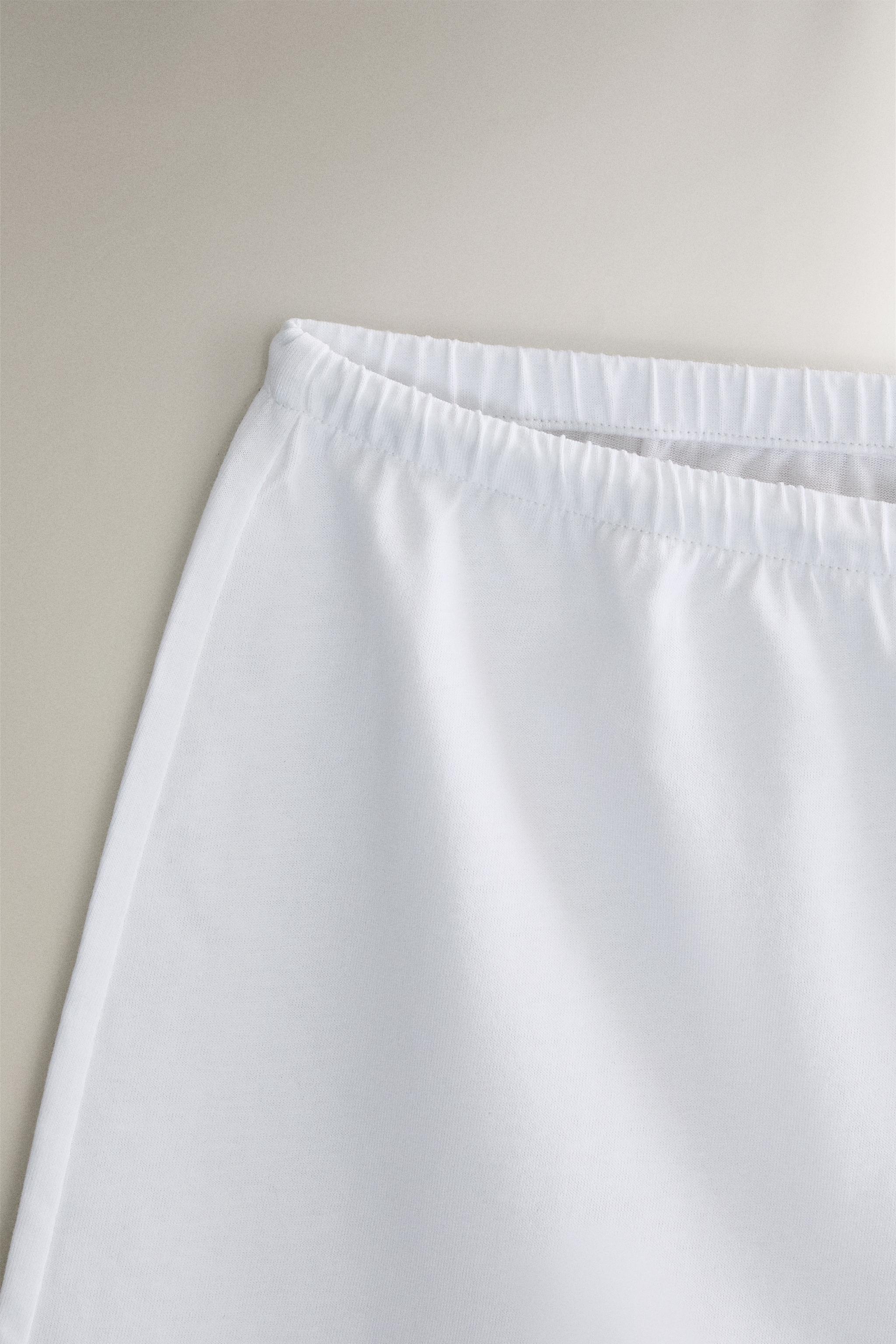 SHORT COTON DENTELLE